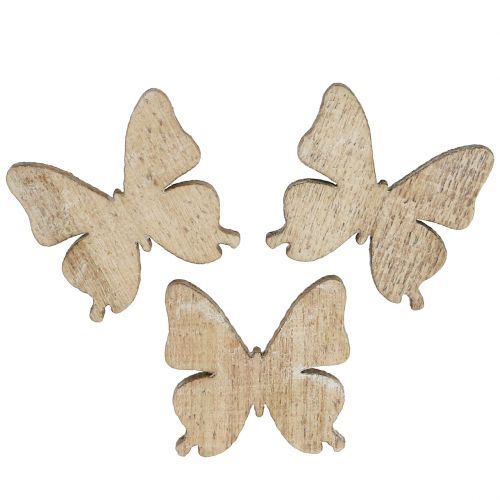 Artikel Streudeko Schmetterling Holz Natur 2cm 144St