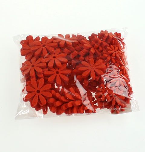 Floristik24 Filzblumen Set in Orange 96St