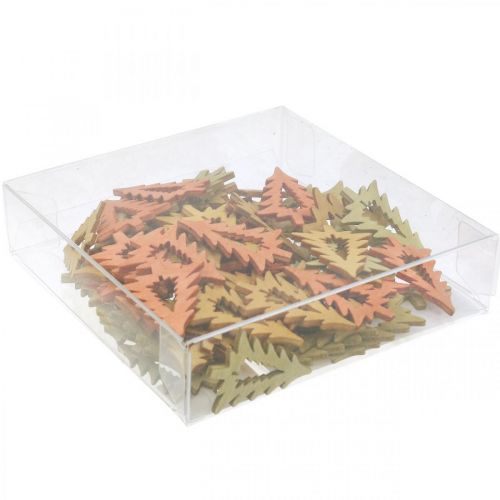 Artikel Streudeko Weihnachten Tannenbaum Orange 4cm 72 St