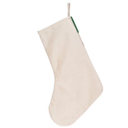 Weihnachtssocke aus Stoff mit