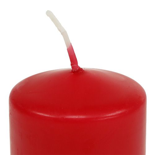 Artikel Kerzen Rot Stumpenkerzen Rot 120/50 Vorratspack 12St