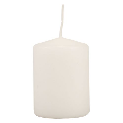 Stumpenkerzen Weiß Adventskerzen klein Kerzen 70/50mm 24St