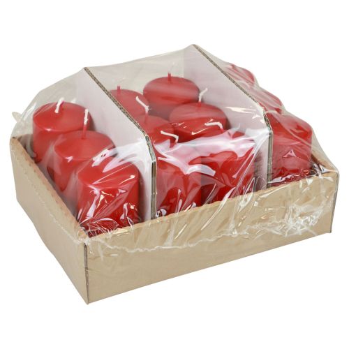 Stumpenkerzen H100 Ø50cm Rot Kerzen 12St | Floristik24.ch