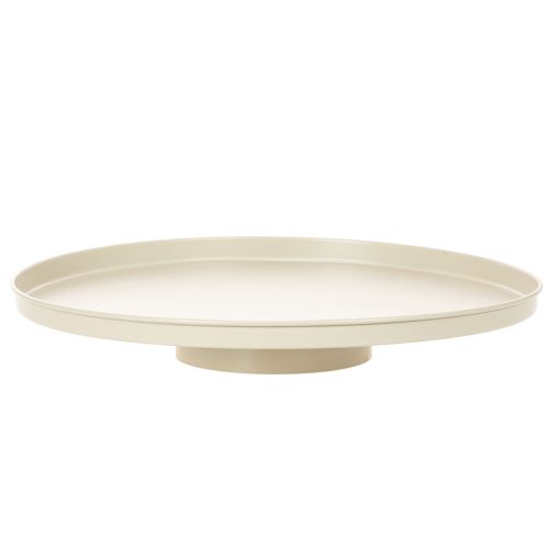 Dekoplatte Metall beige rund 41 cm online kaufen | Floristik24.ch