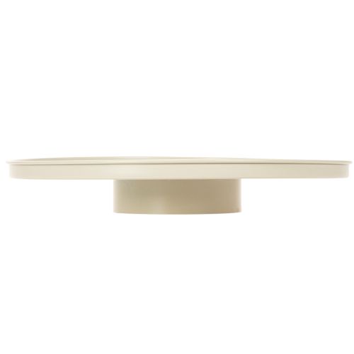 Dekoplatte Metall beige rund 41 cm | Floristik24.ch