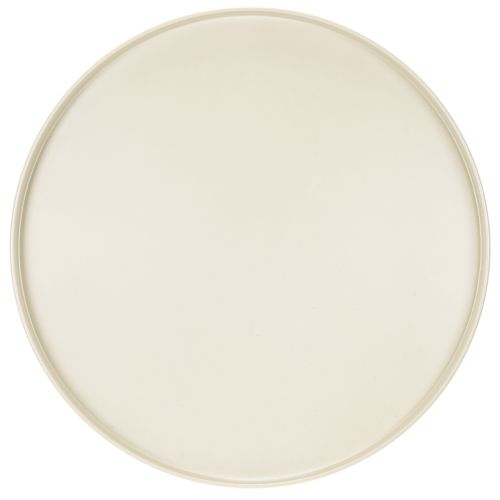 Dekoplatte Metall beige rund 41 cm | Floristik24.ch