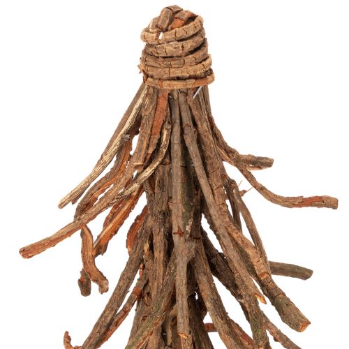 Tannenbaum aus Weidenzweigen auf Holzsockel 48 cm natur | Floristik24.ch