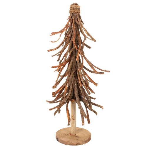 Tannenbaum aus Weidenzweigen auf Holzsockel 48 cm natur | Floristik24.ch