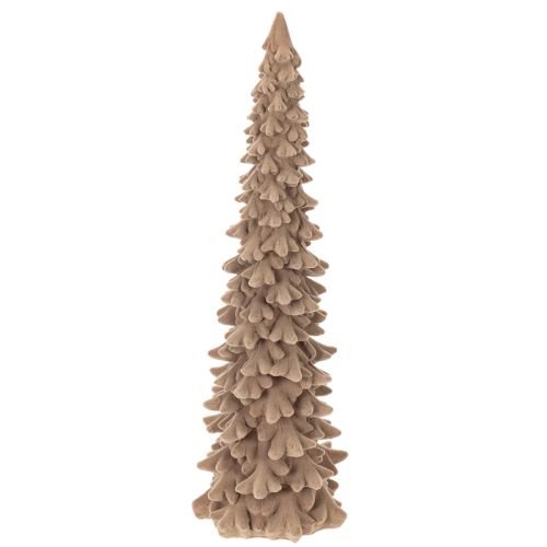 Deko Tannenbaum beflockt Kunststoff 34cm Braun für Innenbereich online kaufen | Floristik24.ch