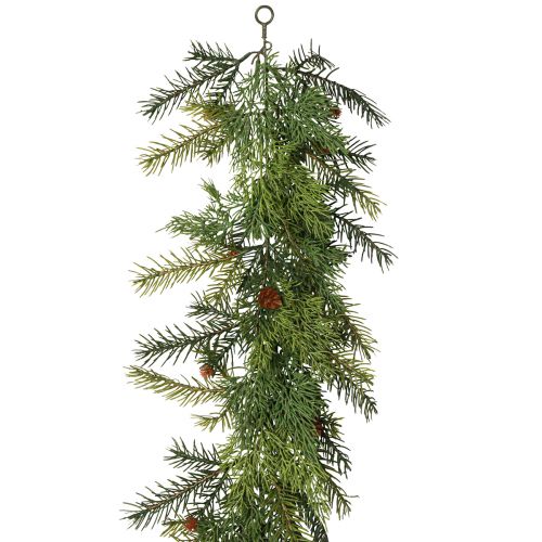 Tannengirlande Thulia mit Zapfen Grün Braun 182cm