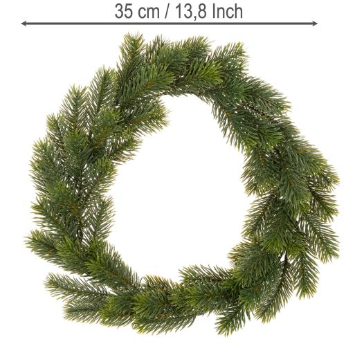 Türkranz aus künstlichem Tannengrün, 35 cm Durchmesser | Floristik24.ch