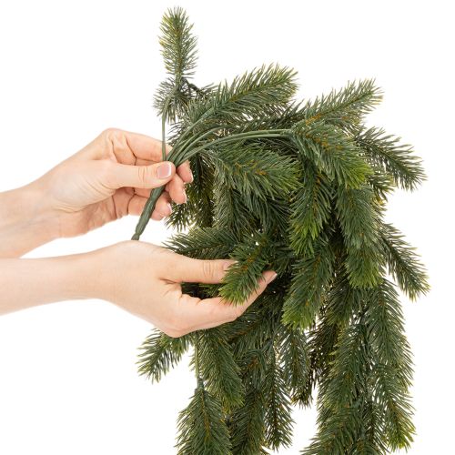Künstlicher Tannenzweig 108 cm Grün für Innenbereich | Floristik24.ch