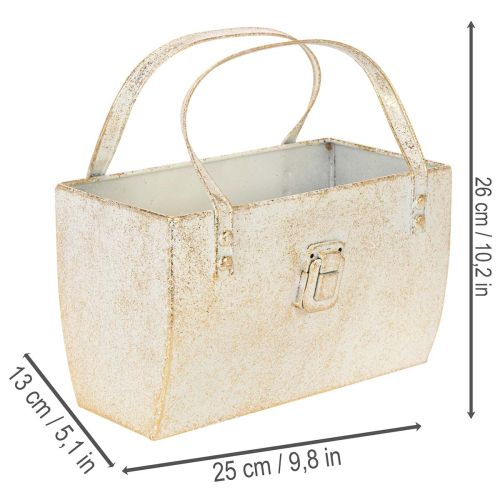 Goldfarbene Metalltasche