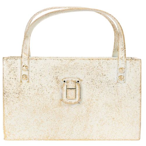 Goldfarbene Metalltasche