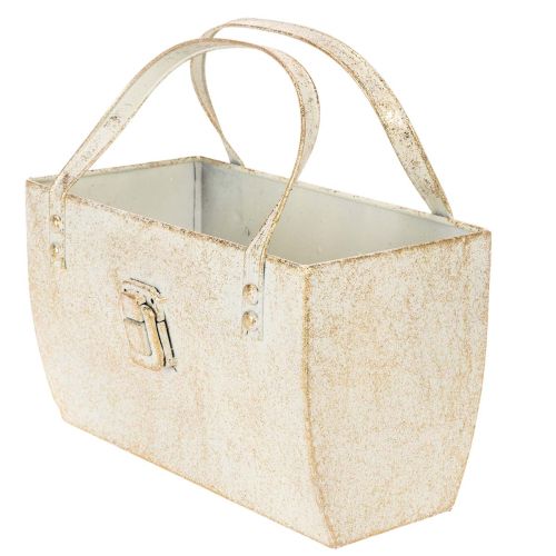 Goldfarbene Metalltasche