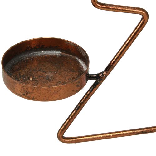 Artikel Teelichthalter Tannenbaum Tischdeko Bronze Ø27cm H38cm