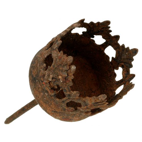 Floristik24 Teelichthalter zum Stecken Rost Ø3,8cm H10,5cm 4St