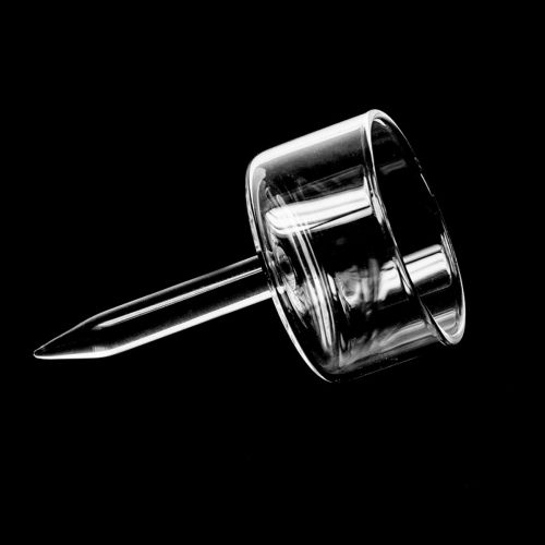 Floristik24 Teelichthalter Glas Teelichtstecker Klar Ø4,5cm H8cm 8 St