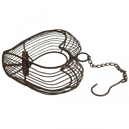 Artikel Teelichthalter Metall Hängedeko Rost Deko Herz 22×7×20cm