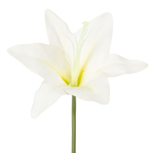 Künstliche Tigerlilie weiss Bund mit 6 Stück 29 cm für Innenbereich