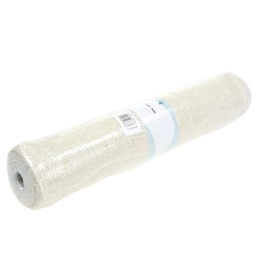 Floristik24 Tischband Jute gebleicht 50cm x 910cm