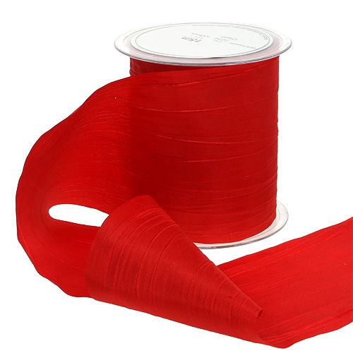 Tischband Rot Crash 100mm 15m
