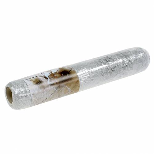 Floristik24 Tischband Tischläufer Silber 30cm 25m