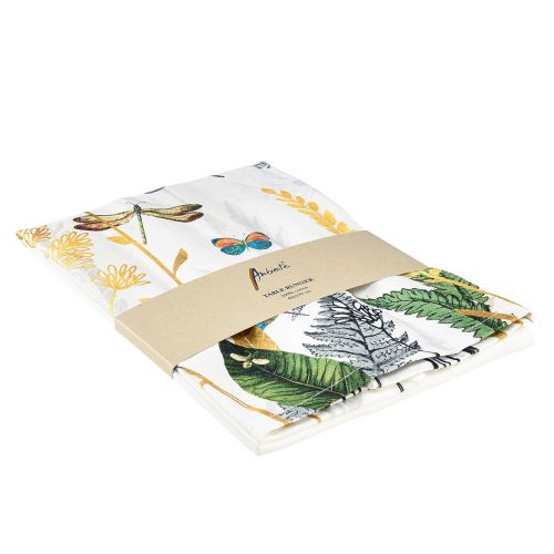 Artikel Tischläufer Sommer Tischband Wiese Sommer Weiß 40x150cm