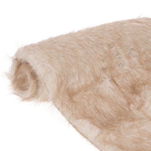 Kunstfell-Tischläufer Beige, 24 x 140 cm, für Tischdekoration online kaufen | Floristik24.ch