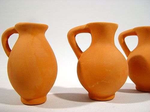 Floristik24 Terracotta Vase 6cm mini (24St.)