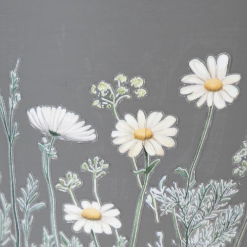 Artikel Blumentopf mit Blumenmuster für modernes Zuhause und sommerliche Balkondeko 13cm 4 St