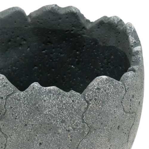 Floristik24 Beton Pflanztopf Eierschale Ø14,5cm 15cm 2St