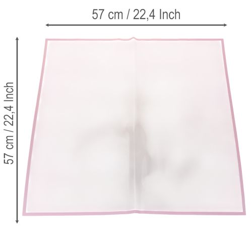 Floristikfolie Rosa 57 cm Nassfest für Blumensträusse 20 Stück | Floristik24.ch