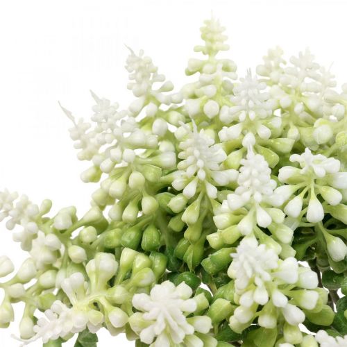 Artikel Traubenhyazinthe künstlich Hyazinthe Weiß 28cm 12St im Bund