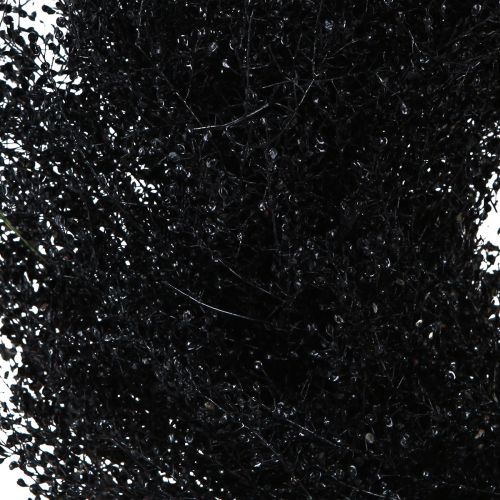 Artikel Eleganter Trockenblumen Kranz Schwarz Metallic Lepidium Ø33cm – Moderner Wandkranz, Tischdeko, Türkranz