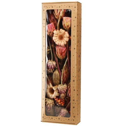 Artikel Trockenblumen Mix Pink Proteen Artischocke Mohn Naturdeko 38cm 580g