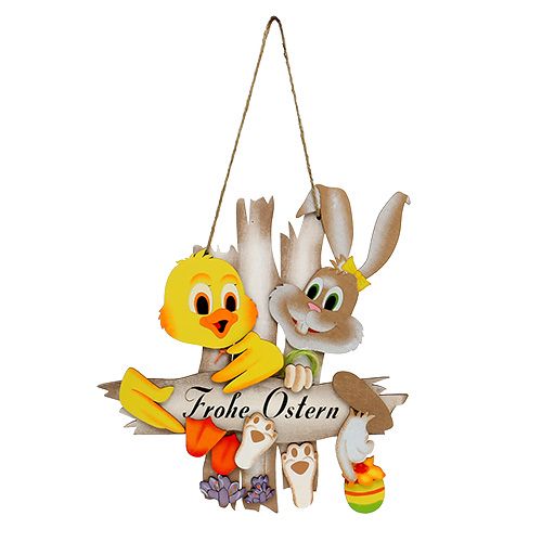Türschild Frohe Ostern 28cm x 32cm