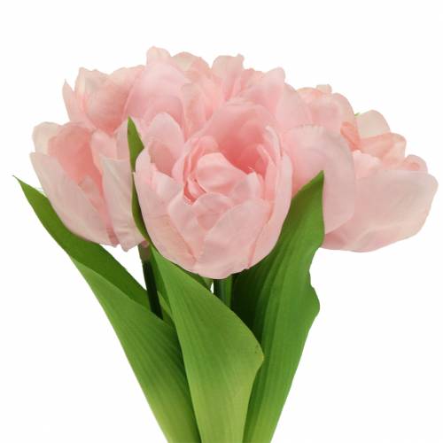 Tulpen künstlich Rosé 26,5cm 5St