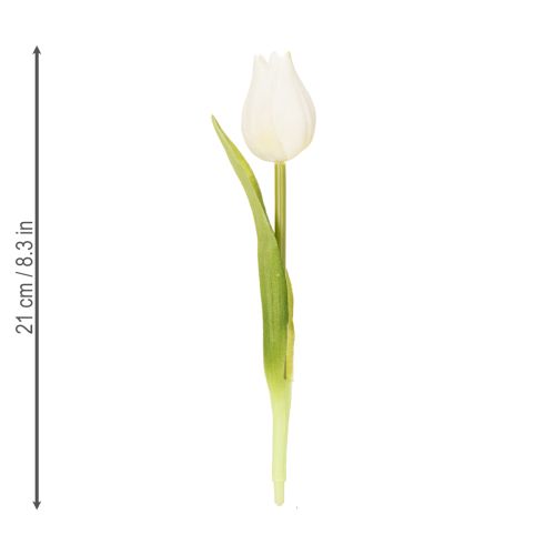 Artikel Künstliche Tulpe realistische Dekoration langlebige Seidenblume für Zuhause 21cm 6St
