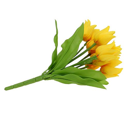 Floristik24 Tulpenbusch Gelb H30cm