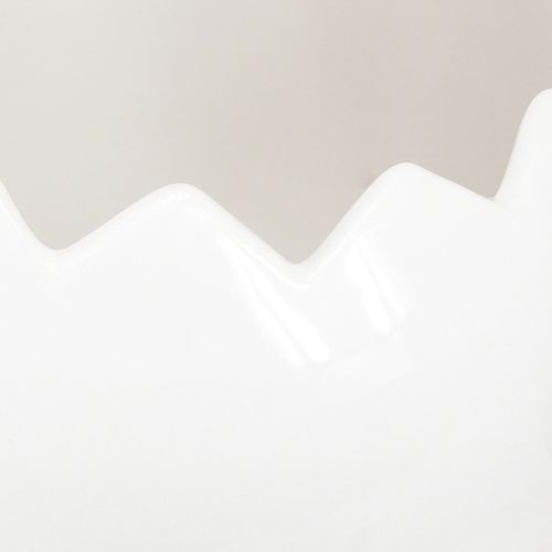 Artikel Übertopf Osterei Großes Ei Keramik Pflanztopf Weiß 20×18cm