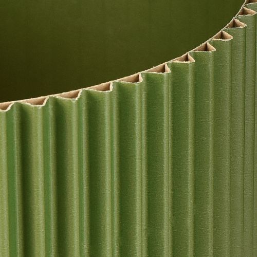 Artikel Übertopf Papier Dunkelgrün Blumentopf Ø19cm H14cm 3 St