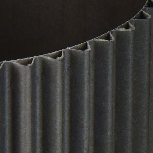 Floristik24 Übertopf Papier Schwarz Blumentopf Ø13cm H12cm 4 St