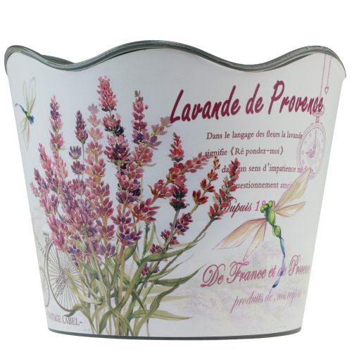 Artikel Übertopf Kunststoff Blumentopf Sommer Lavendel Ø16,5cm H13,5cm