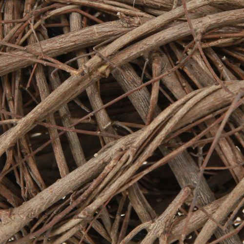 Floristik24 Ulmenkranz Dekokranz Natur Braun Ø23–25cm H6,5cm 2St