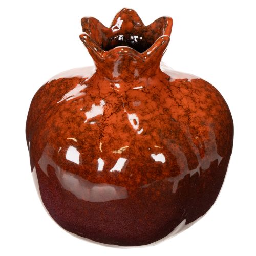 Keramik Granatapfel Dekoration Rot Glänzend 14cm online kaufen | Floristik24.ch