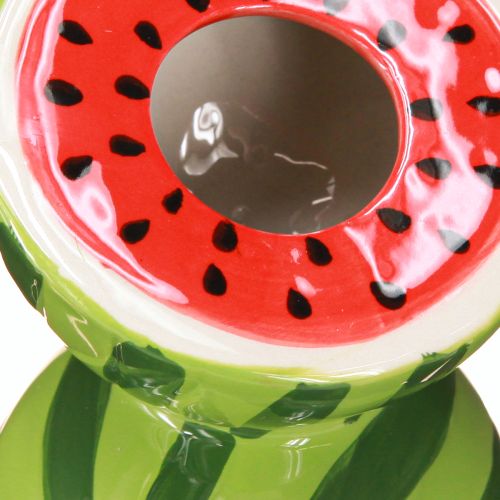 Artikel Vase Wassermelone Keramikvase Sommerdeko Keramik H22cm