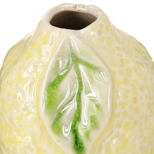 Artikel Keramik-Deko Zitronen Vase Mediterrane Tischdeko H22cm