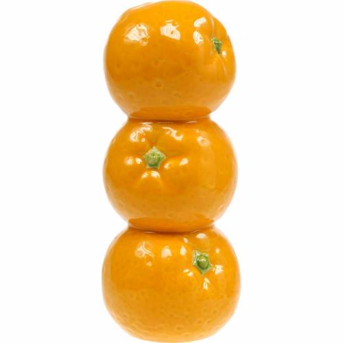 Floristik24 Vase Orangen Dekovase Keramik Sommerdeko Zitrusfrucht Blumenvase
