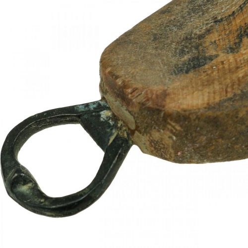 Floristik24 Vintage Deko, Schuh mit Flaschenöffner, Schuhleisten Deko L15–23cm